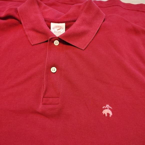 Brooks Brothers Other - Brooks Brothers Polo Shirt XL Red Golden Fleece Logo Golf Casual Short Sleeve